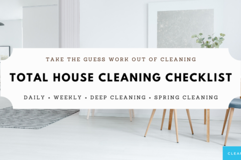 Genius House Cleaning Checklist | Clean Vibes All Year