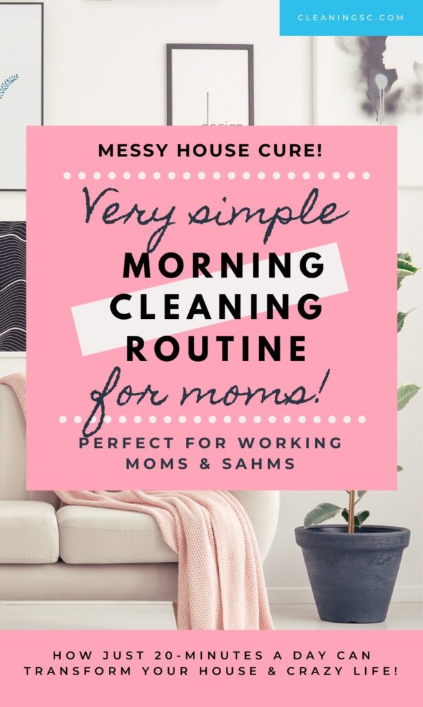 30 minute cleaning routine for moms