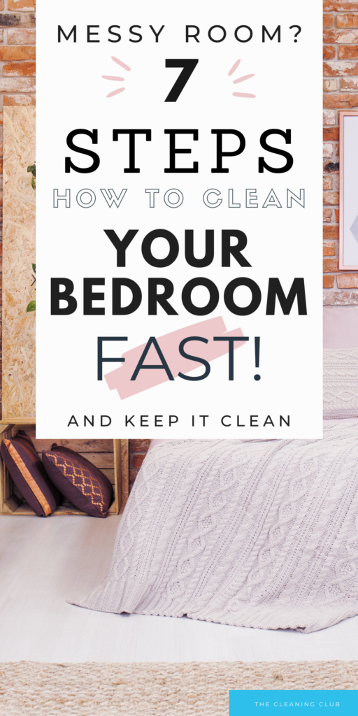 how to clean a bedroom fast checklist
